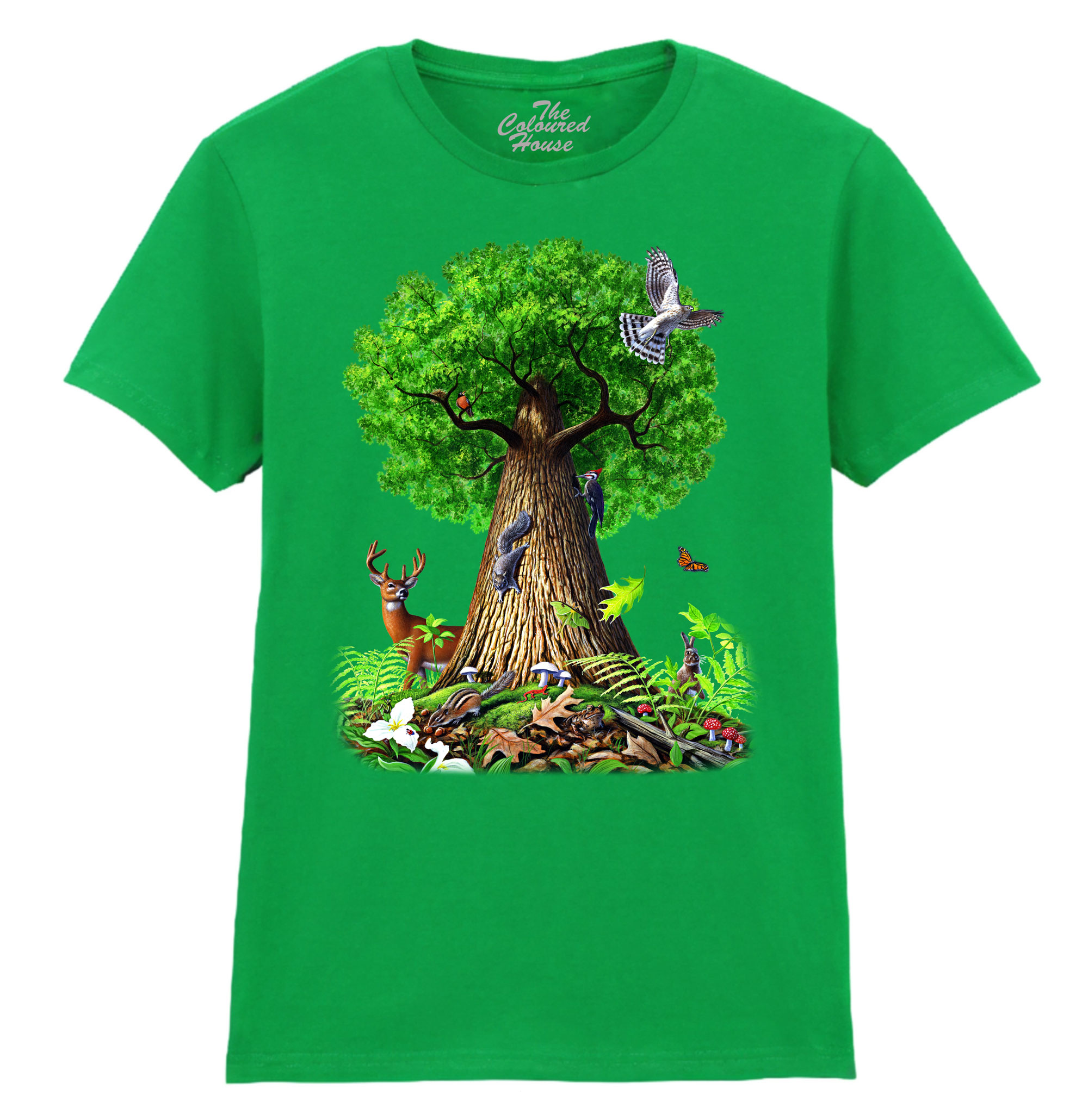 Tree Of Life Animals Ladies T-shirt