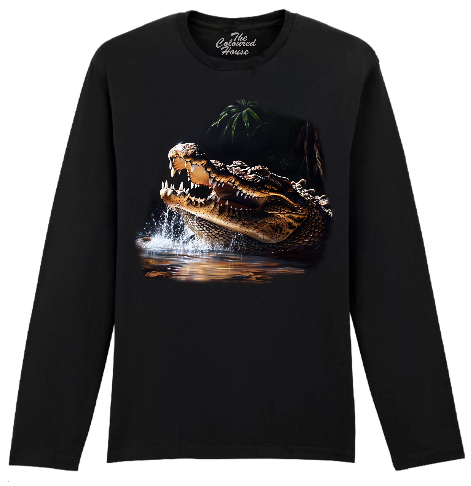 Crocodile In Water Longsleeve