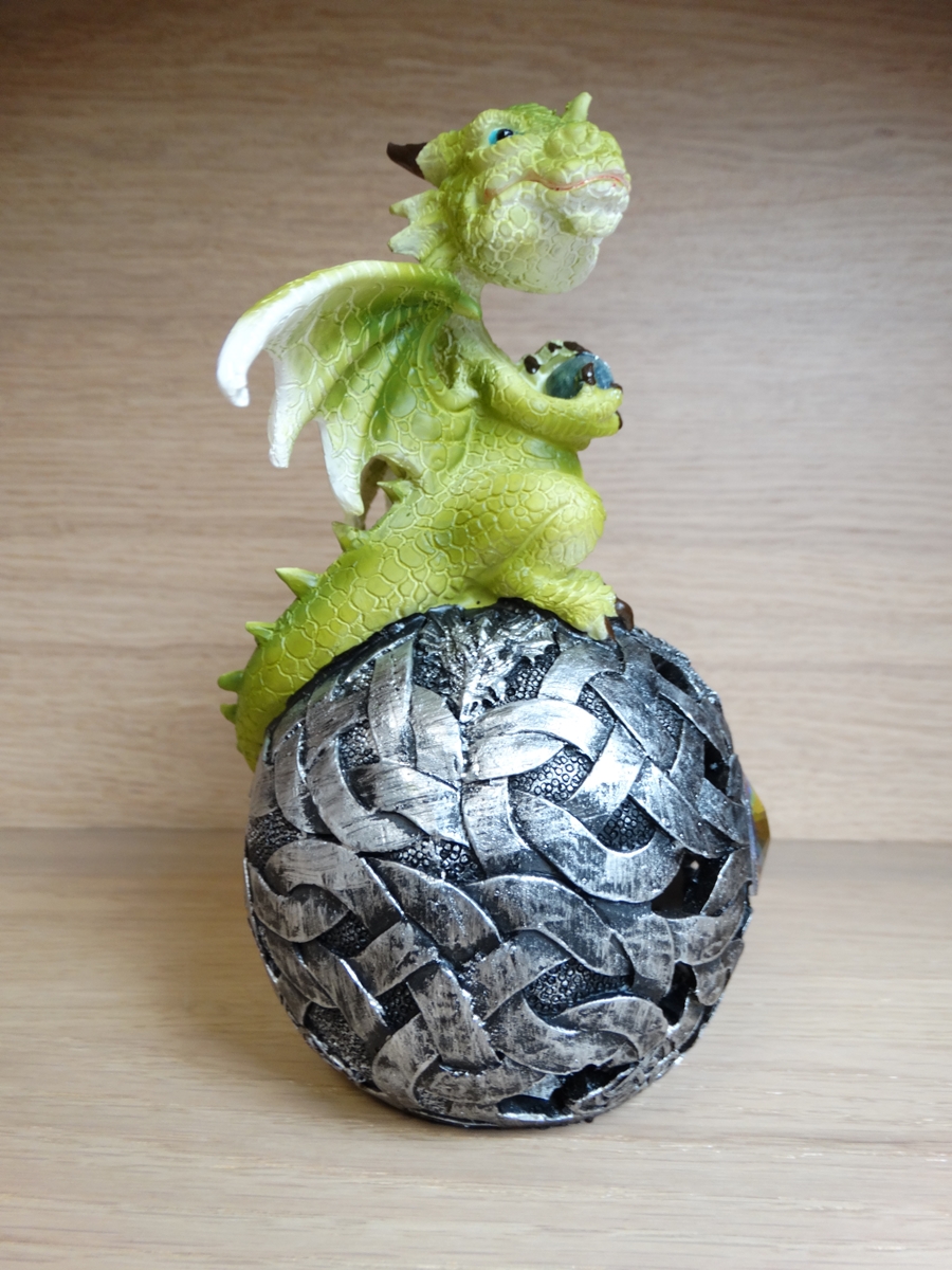 Green Dragon on Dragon Light Ball - A