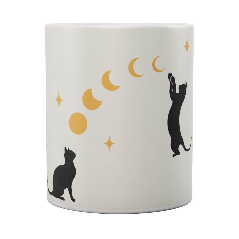 Cat And Moon 1 Mug