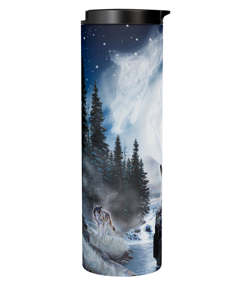 Moon Wolf Tumbler