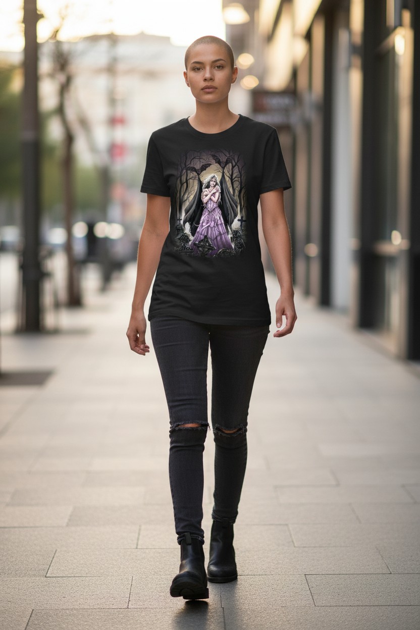 Nights Embrace Ladies T-shirt
