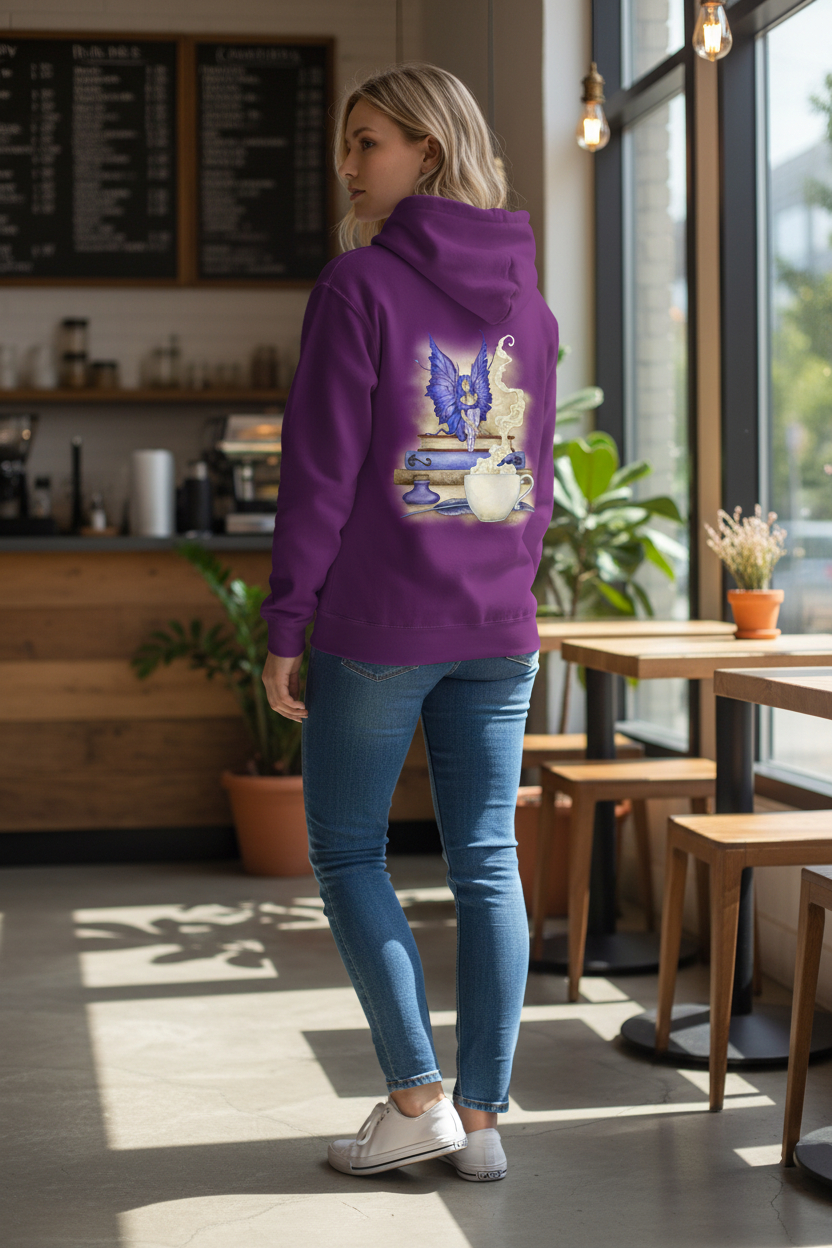 Blue Bookworm Hoodie