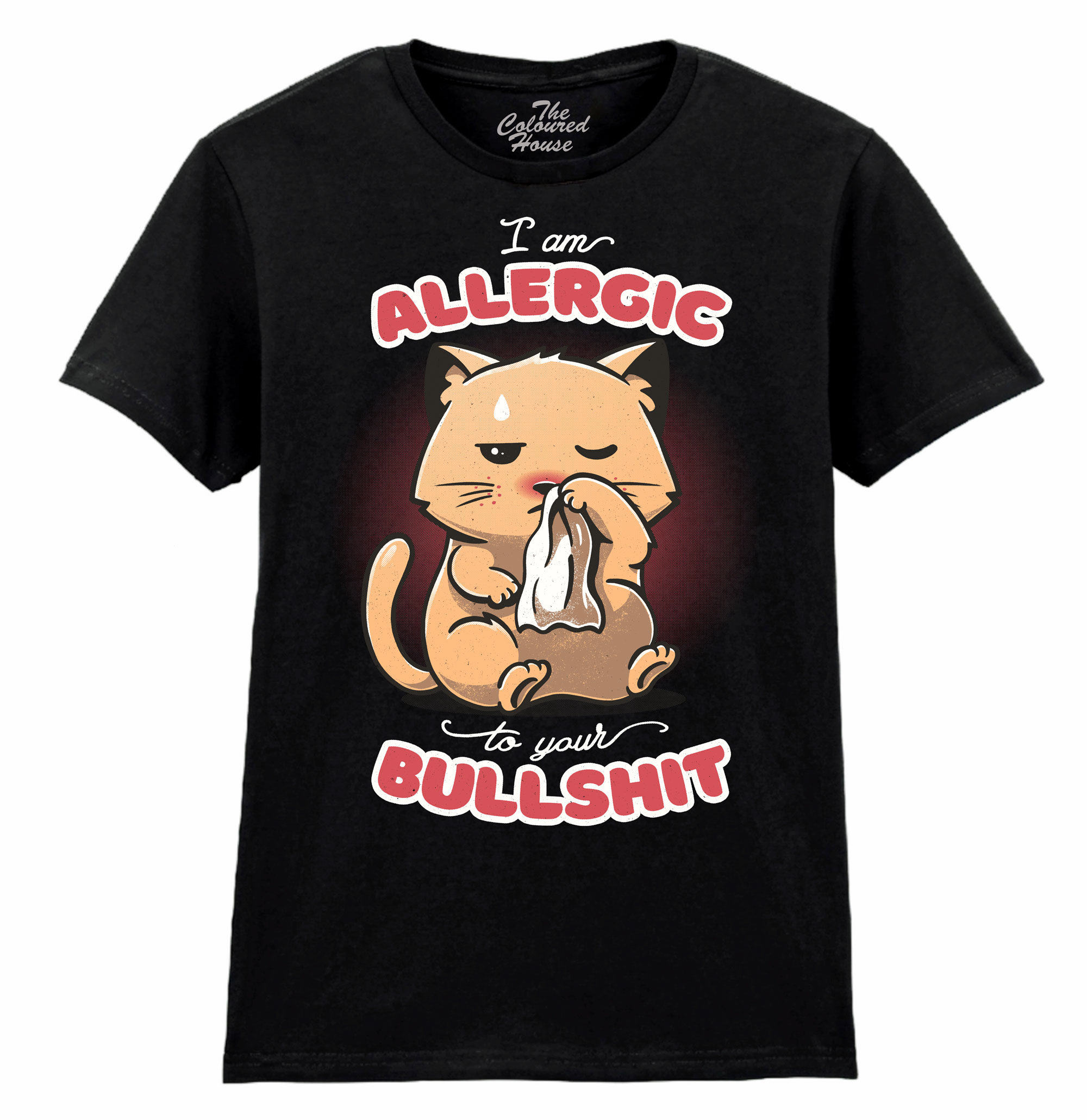 Allergic To Your Bullshit Ladies T-shirt