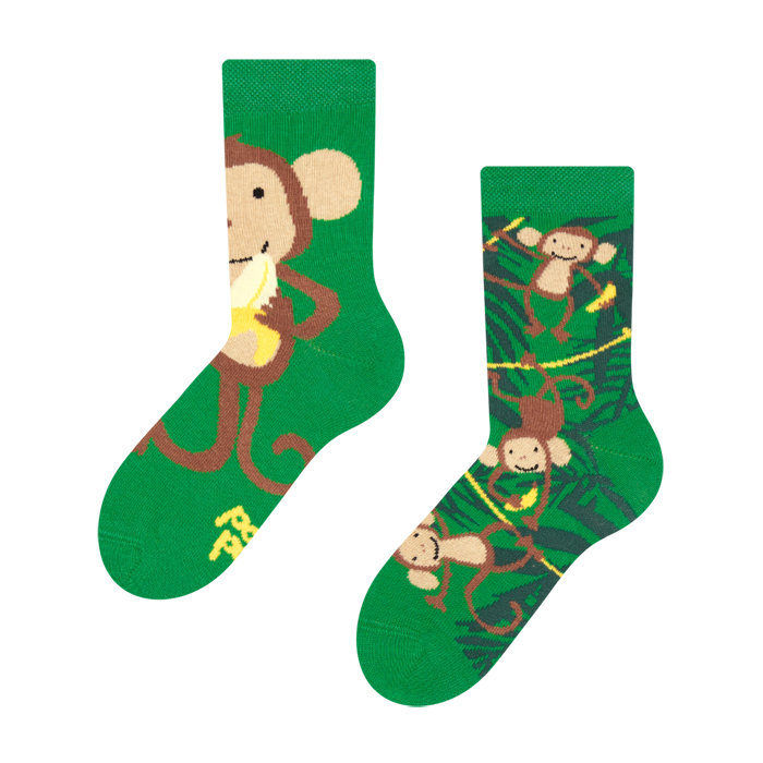Regular KIDS Socks Monkeys