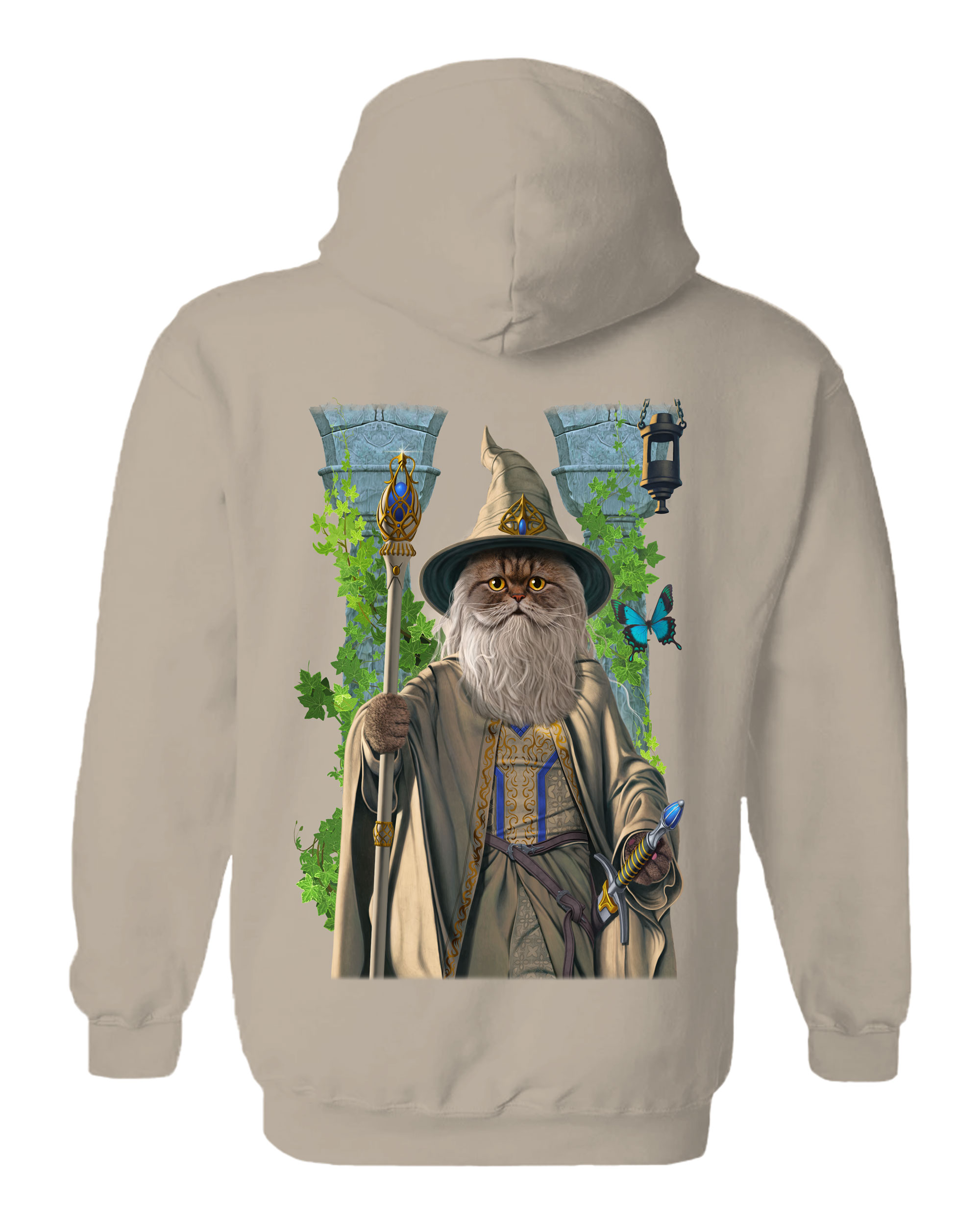 Catdalf The White Hoodie