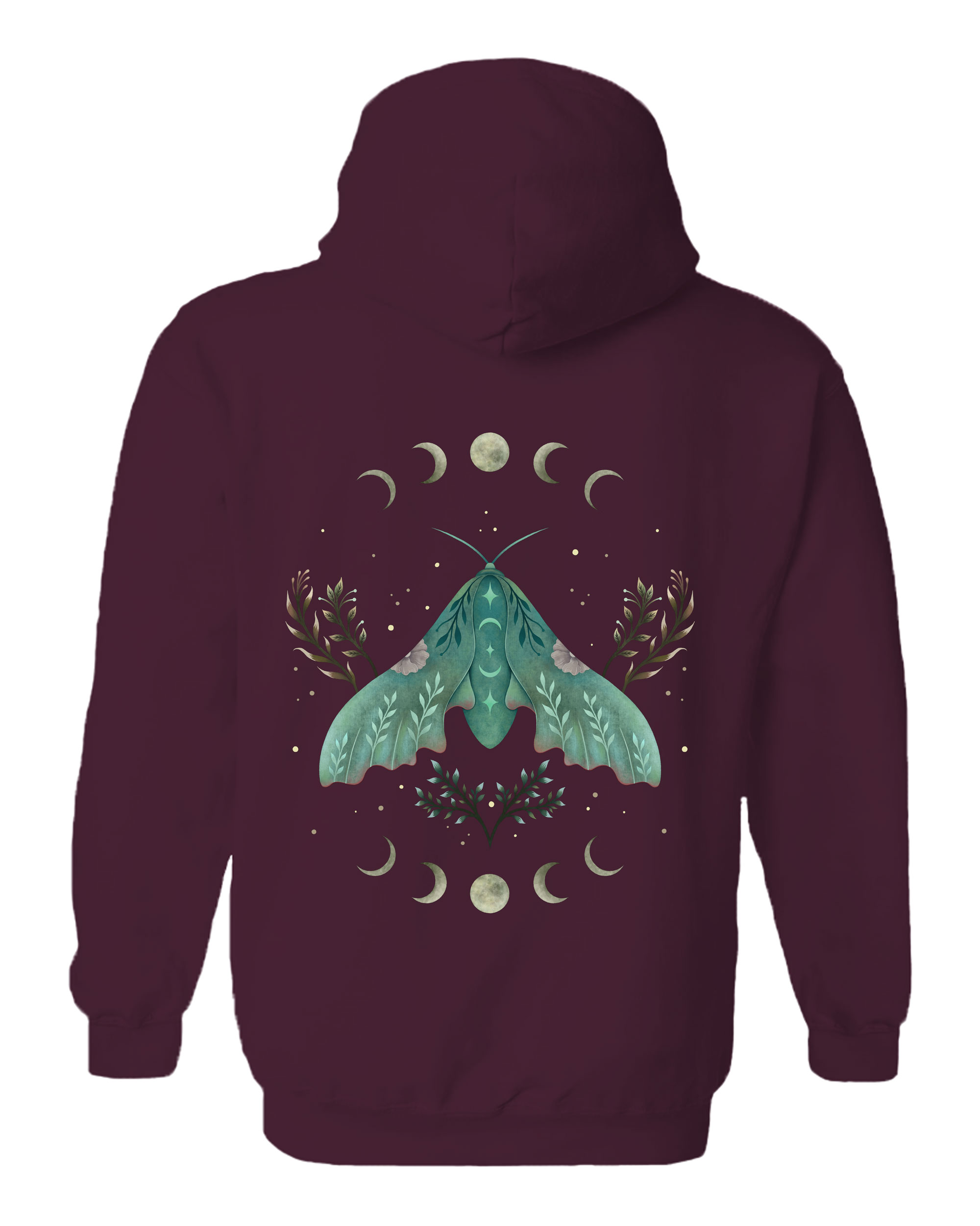 Luna And Moth Hoodie