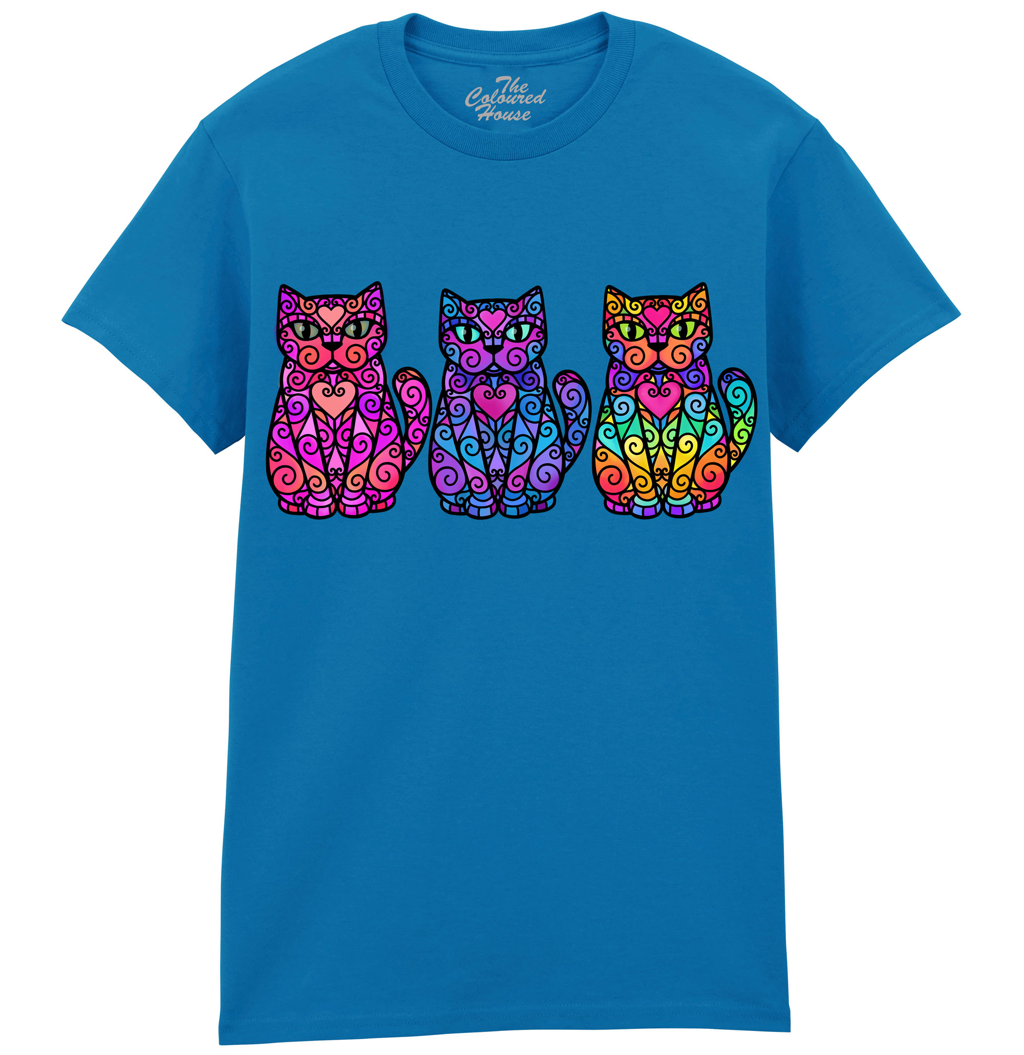 Colorful 3 Cats