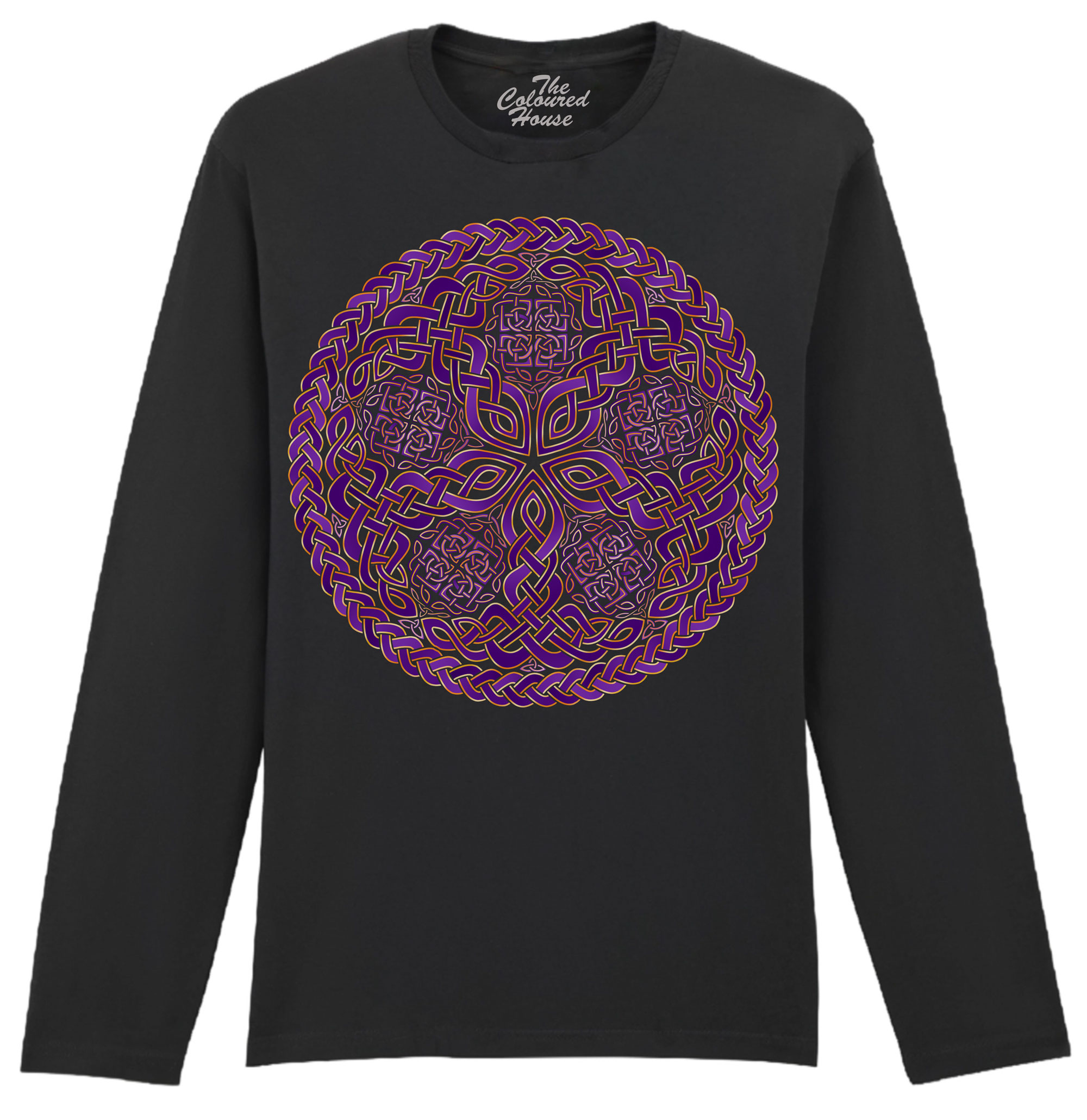Purple And Gold Knot Longsleeve