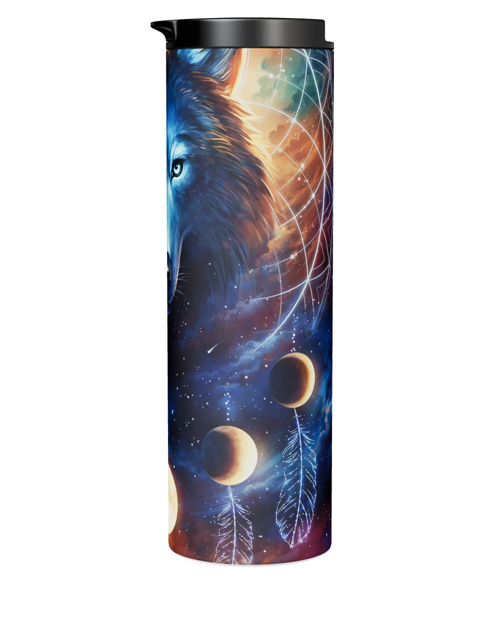 Dreamcatcher Wolf Tumbler
