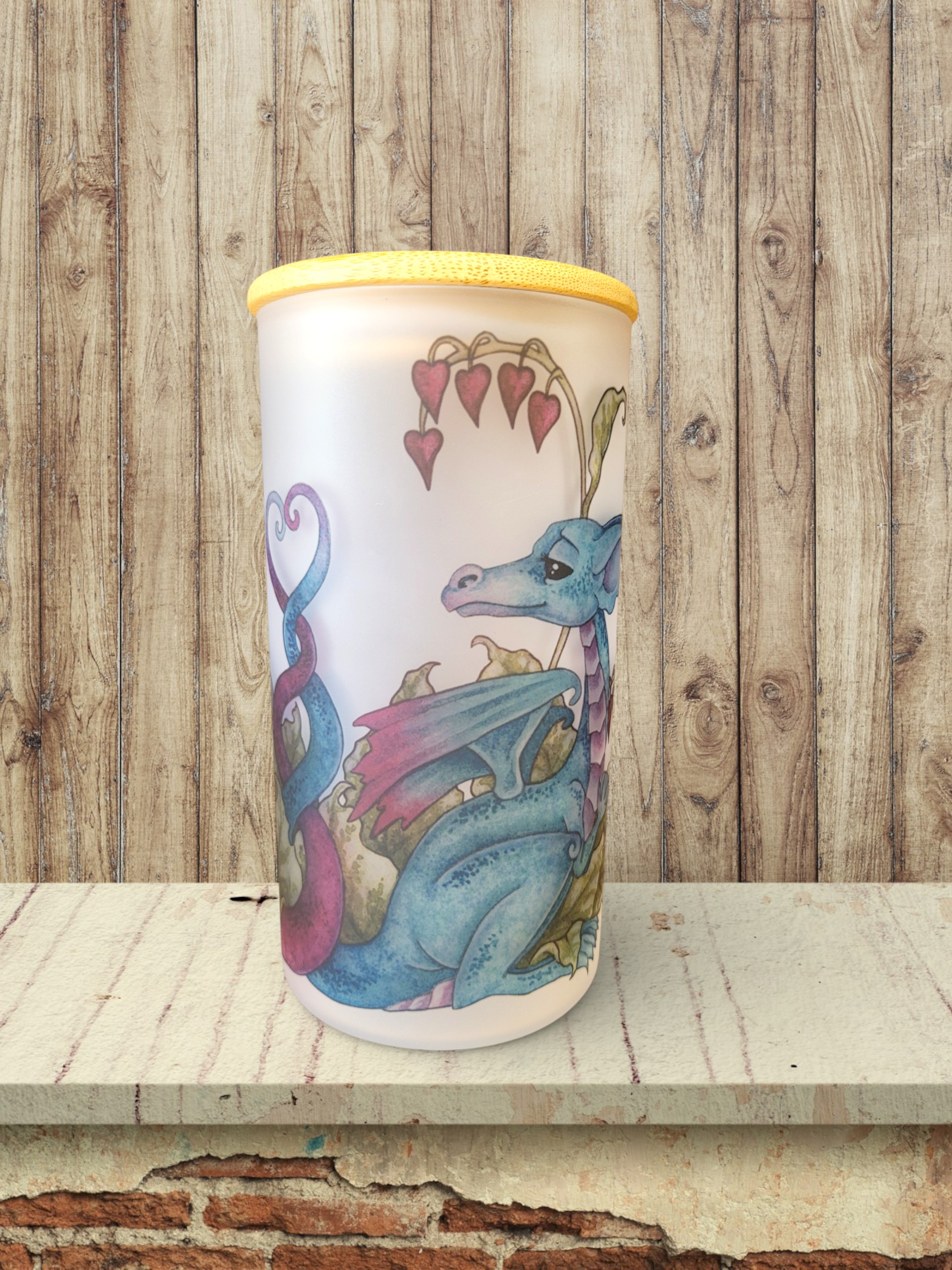 Love Dragons - Storage Jar 25Oz