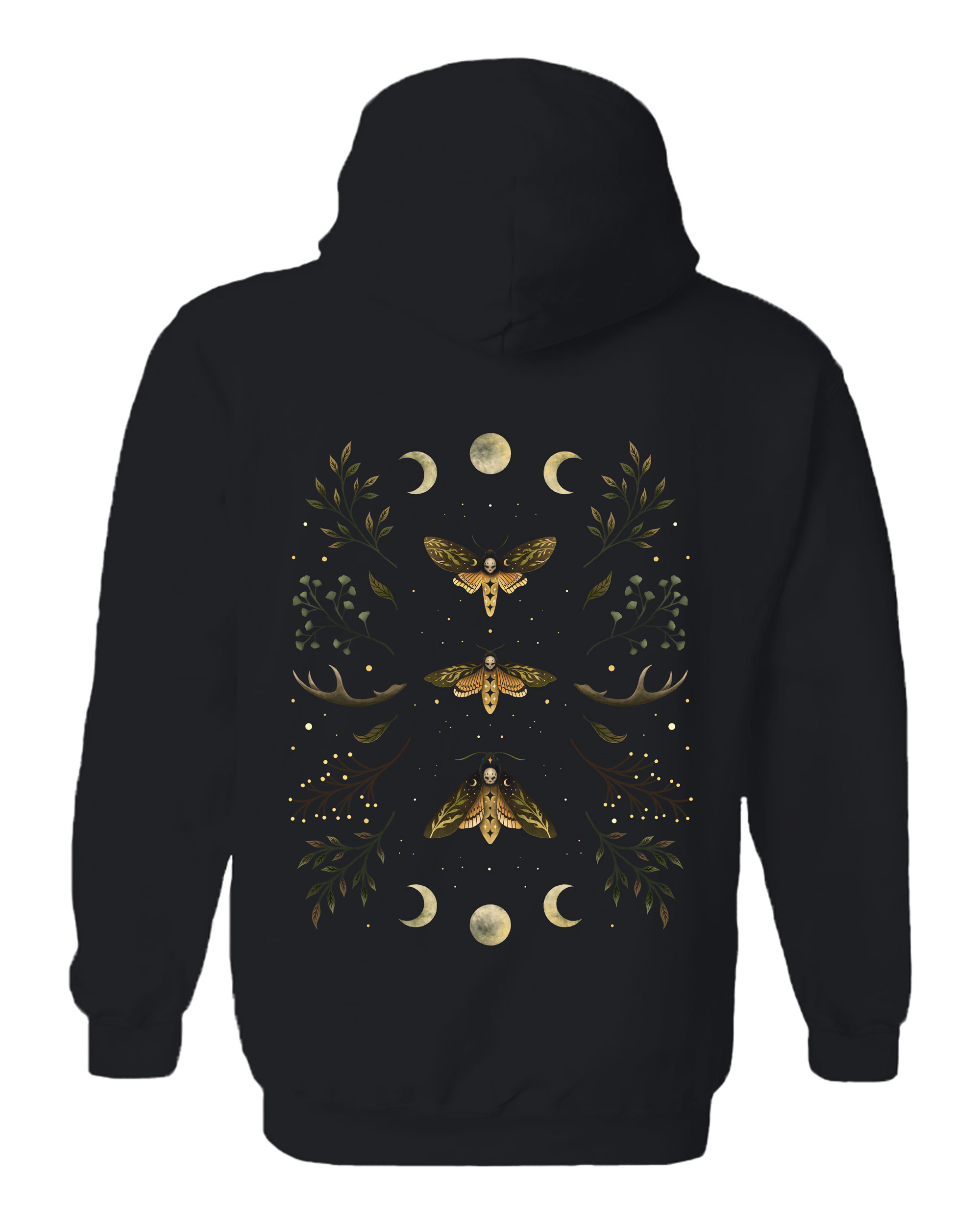 Death S Head Moth Hoodie