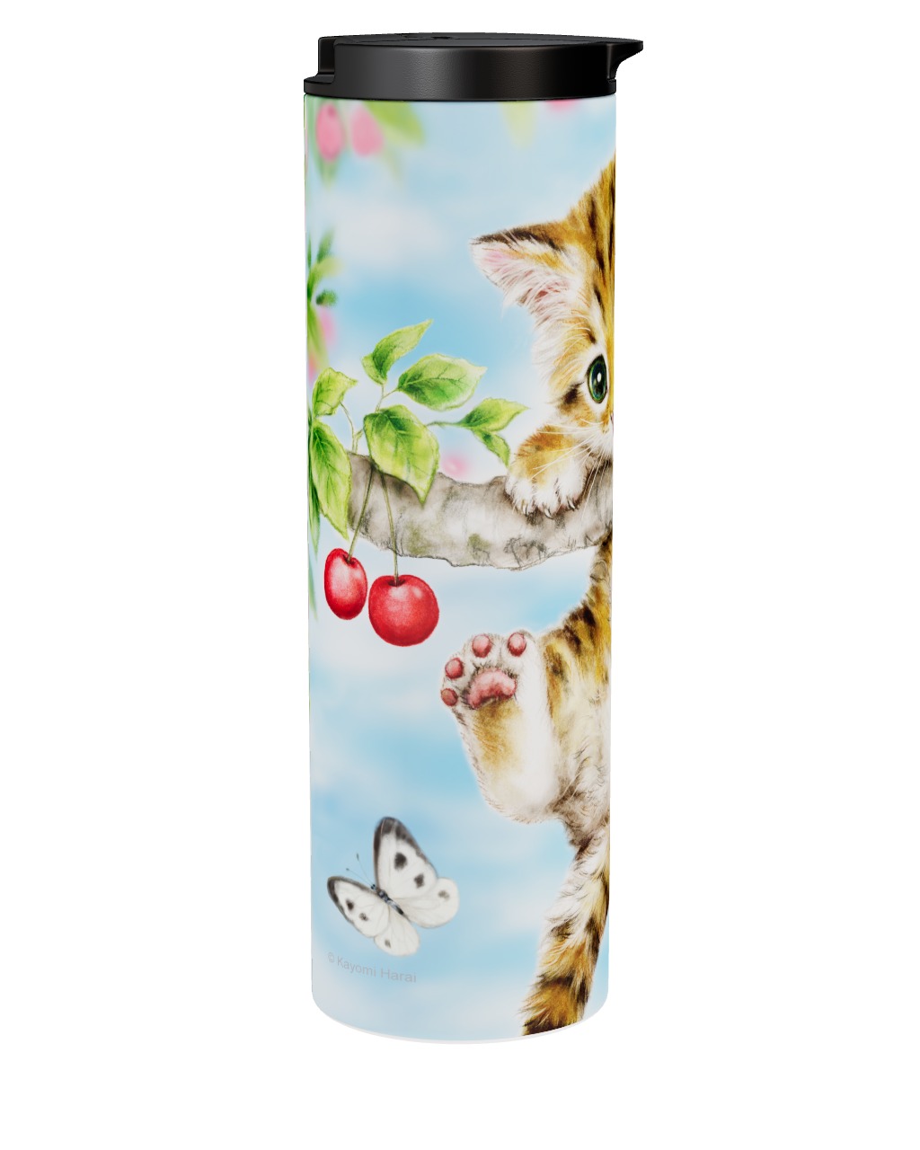 Cherry Kitten Tumbler