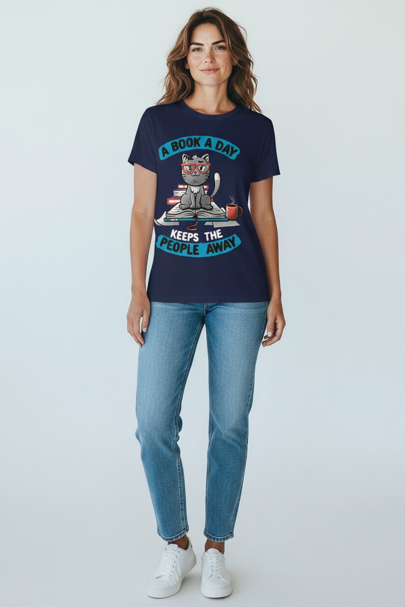 A Book A Day Ladies T-shirt