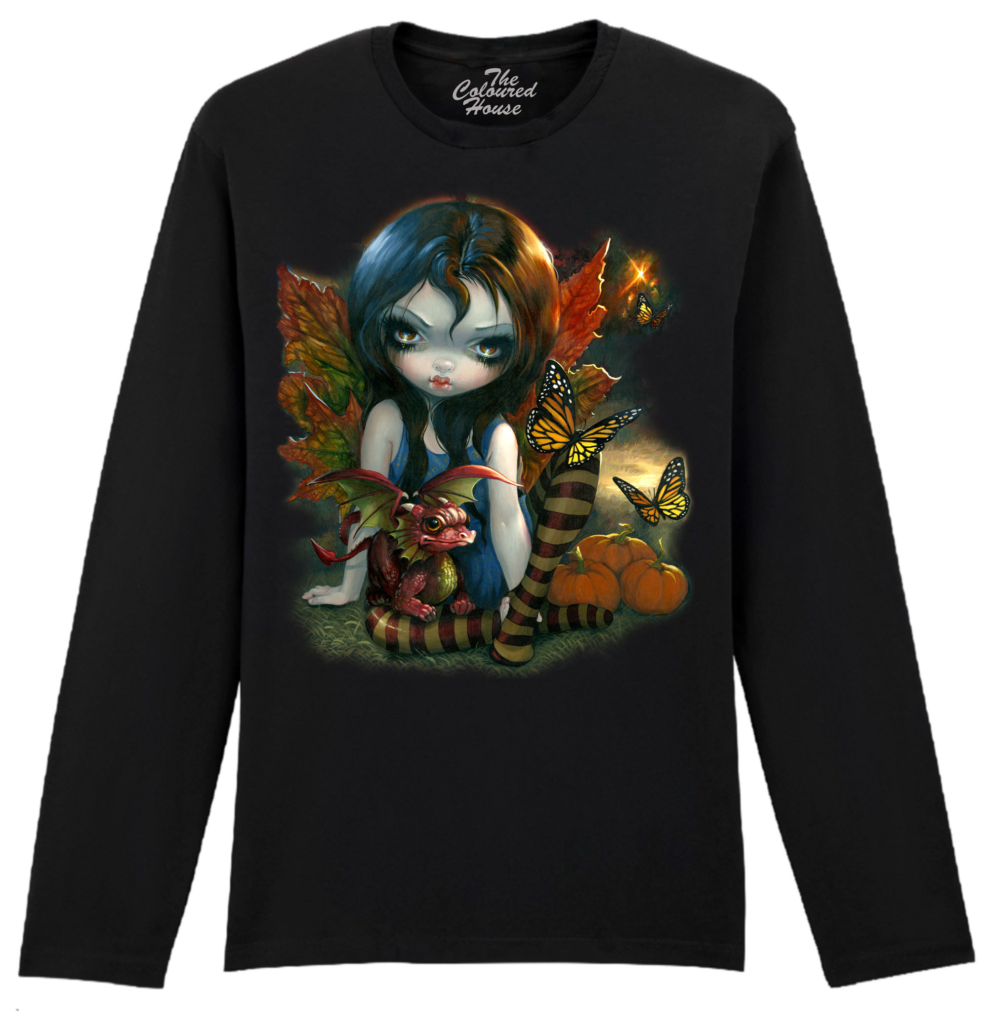 Fairy Autumn and Dragon Longsleeve