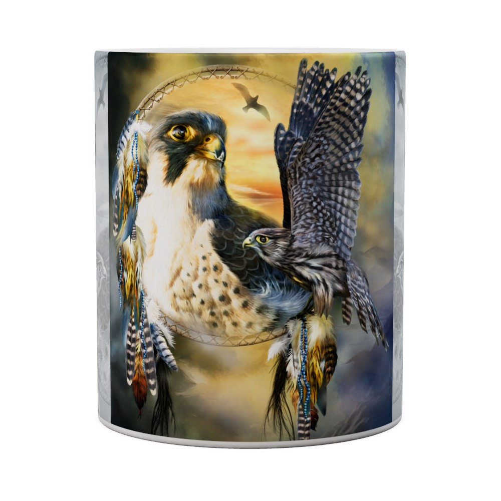 Falcon Sun Dreamcatcher Mug