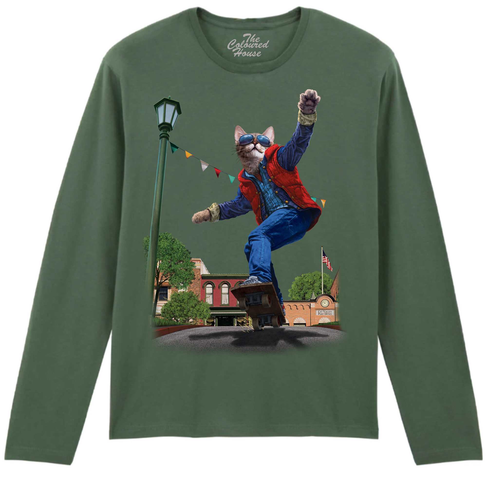 Cat To The Future Longsleeve