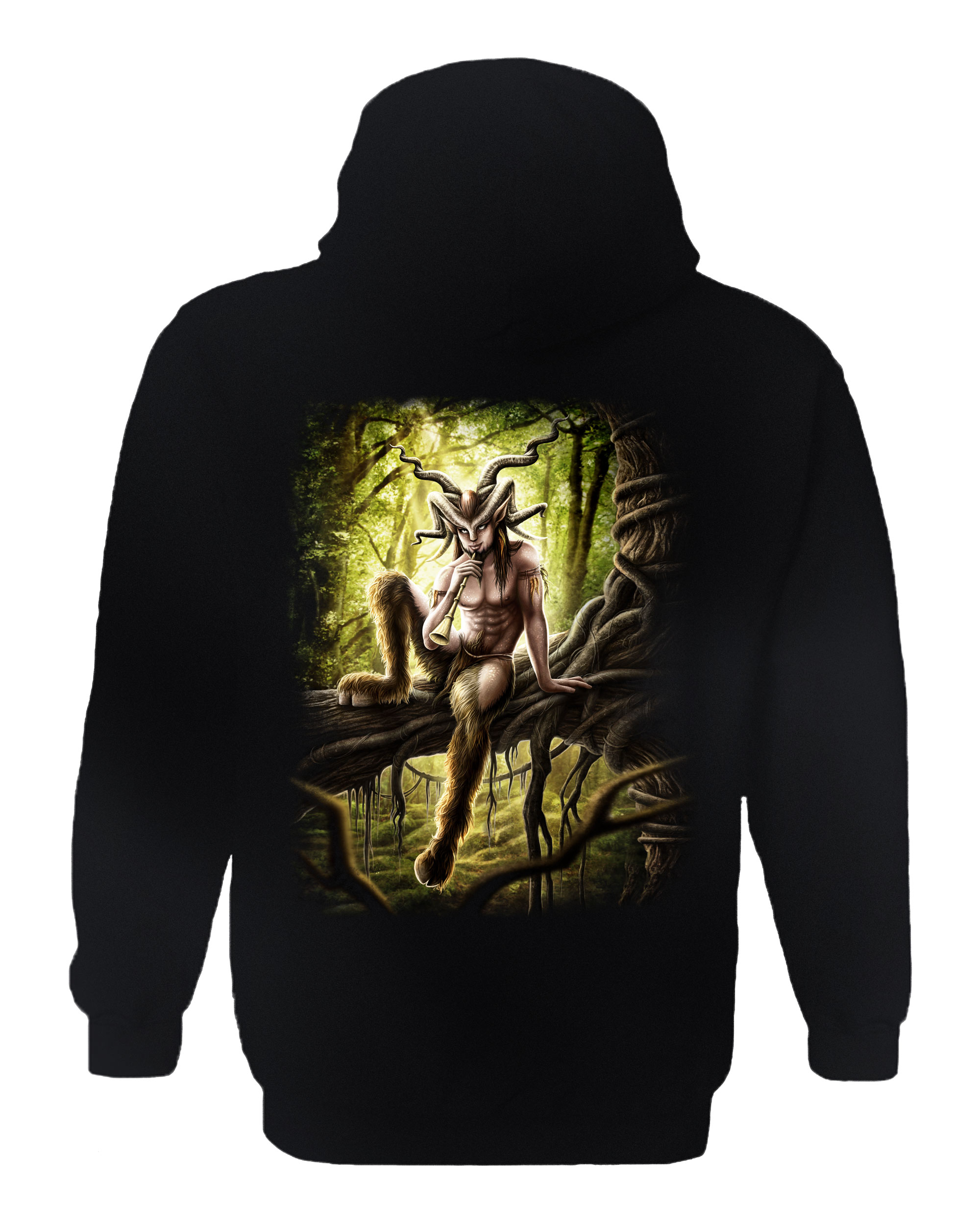 Faun On Green Hoodie