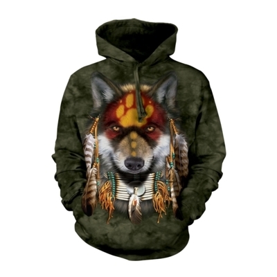 Native Wolf Spirit Hoodie