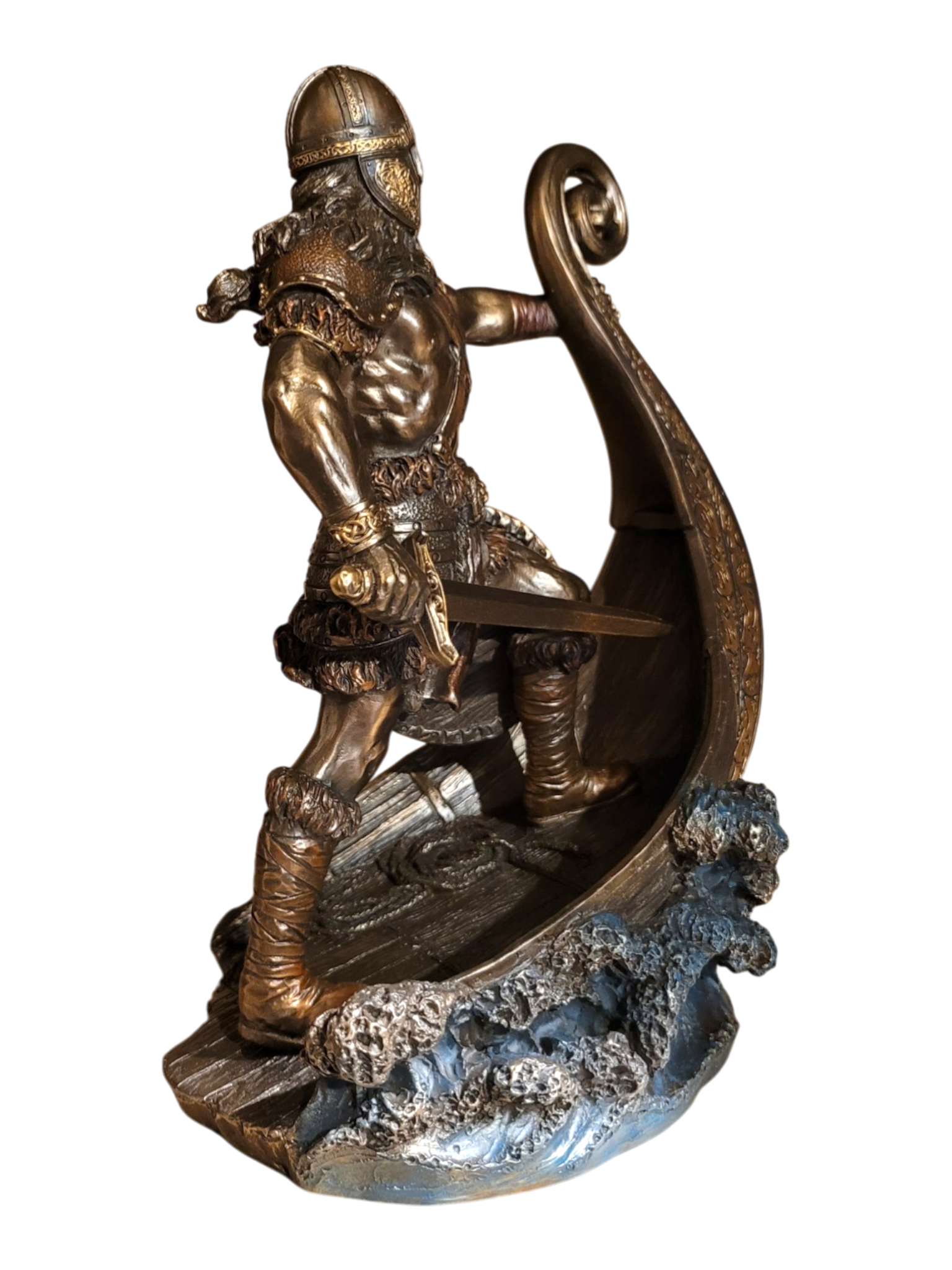 Viking Warrior With Traditional Helmet