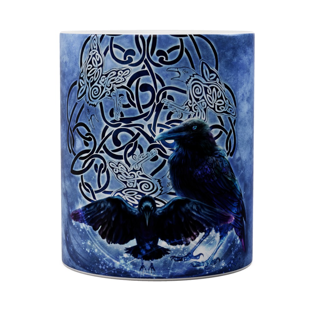 Celtic Raven Mug