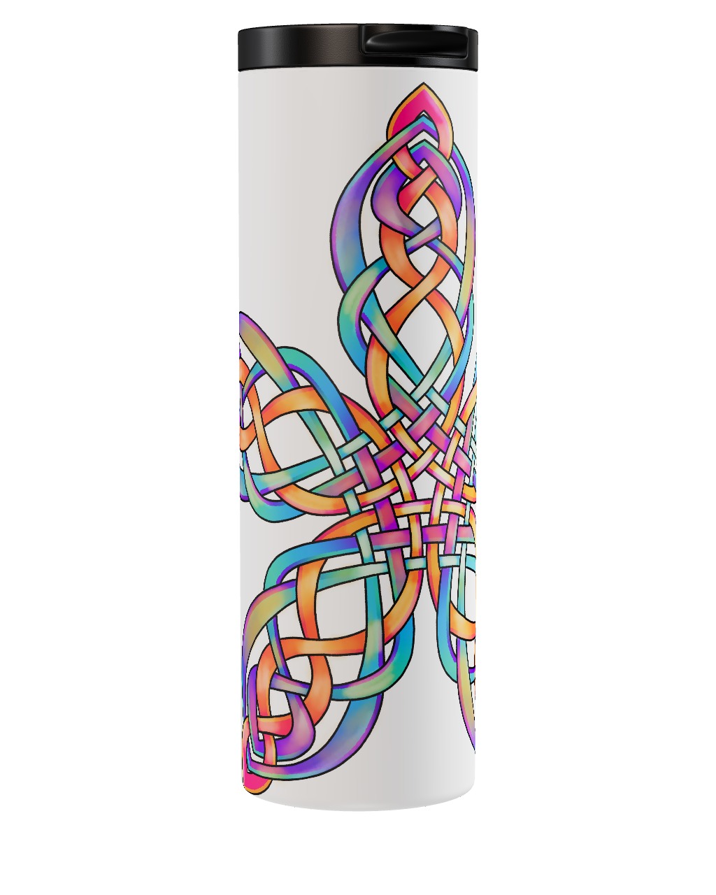 Celtic Knot Five Star Flower Tumbler
