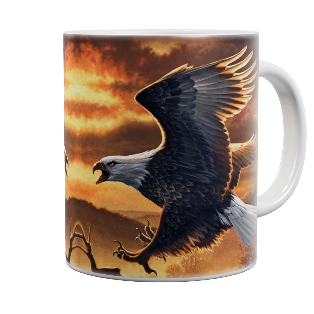 Sunset Bald Eagle Mug