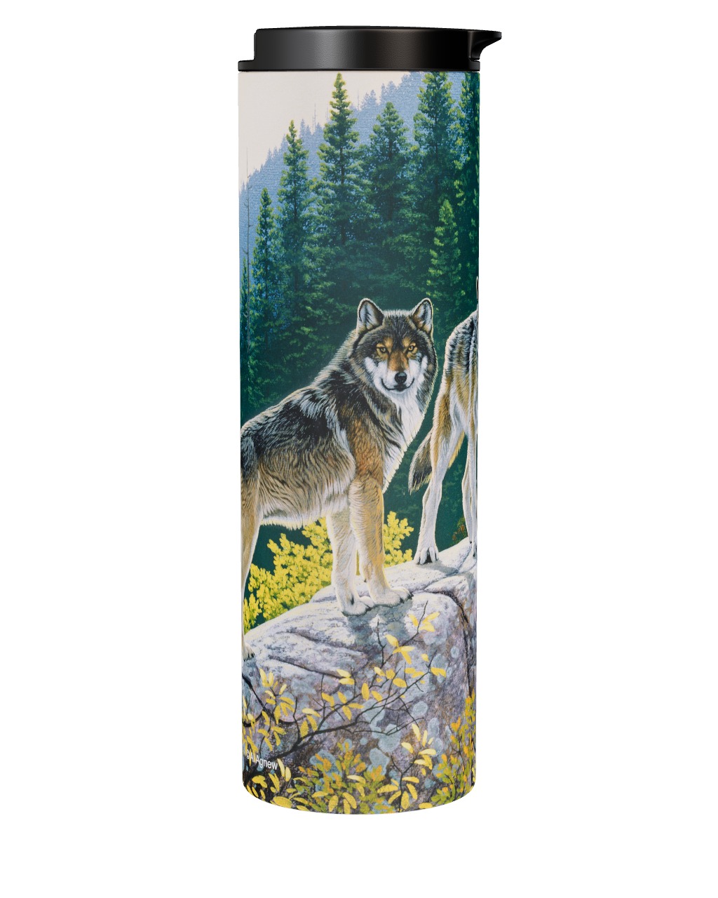 Fall Wolf Trio Tumbler