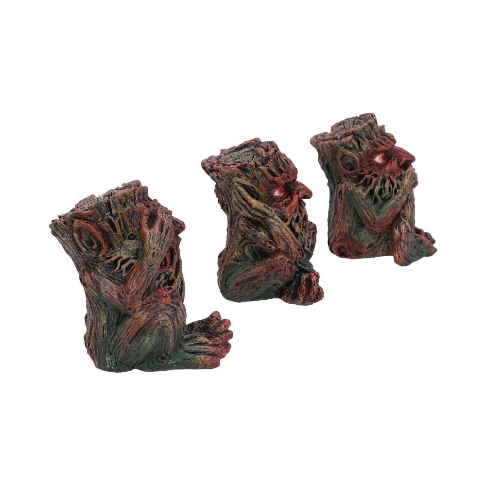Three Wise Tree Spirits set of 3 - 9.2cm