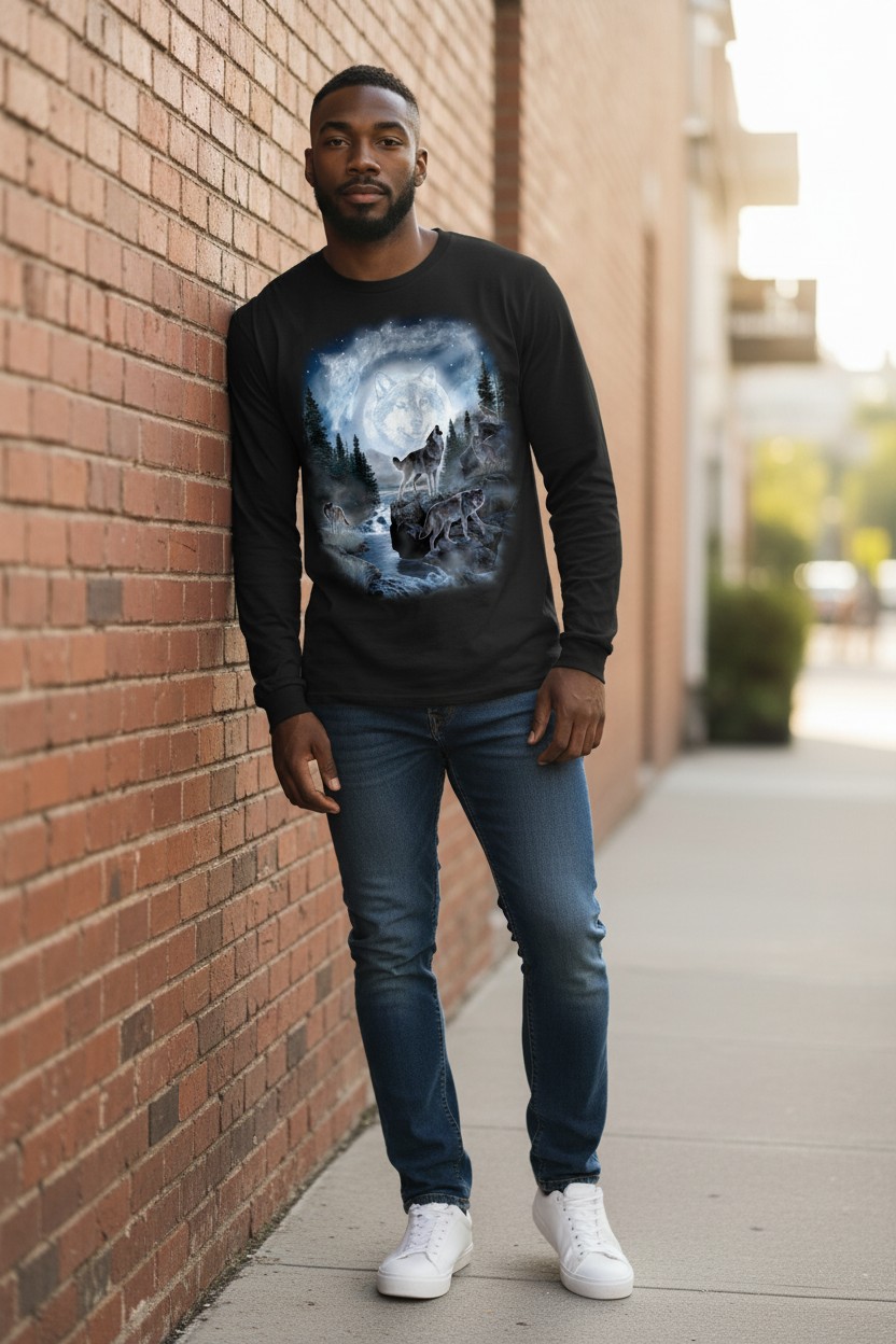Moon Wolf Longsleeve
