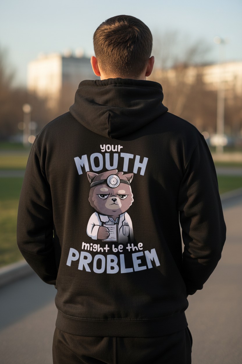 Your Mouth Might Be The Problem Hoodie