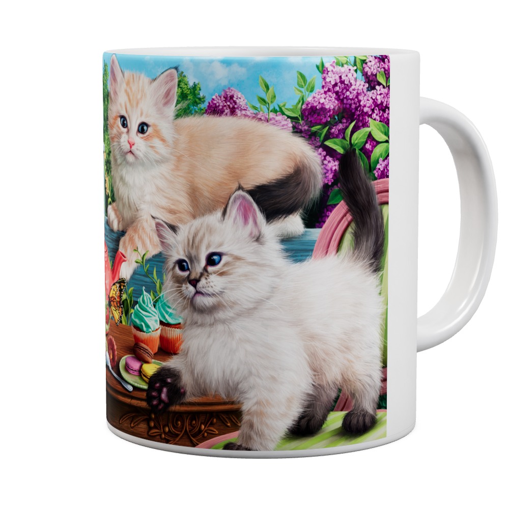 Kitten Tea Party Mug