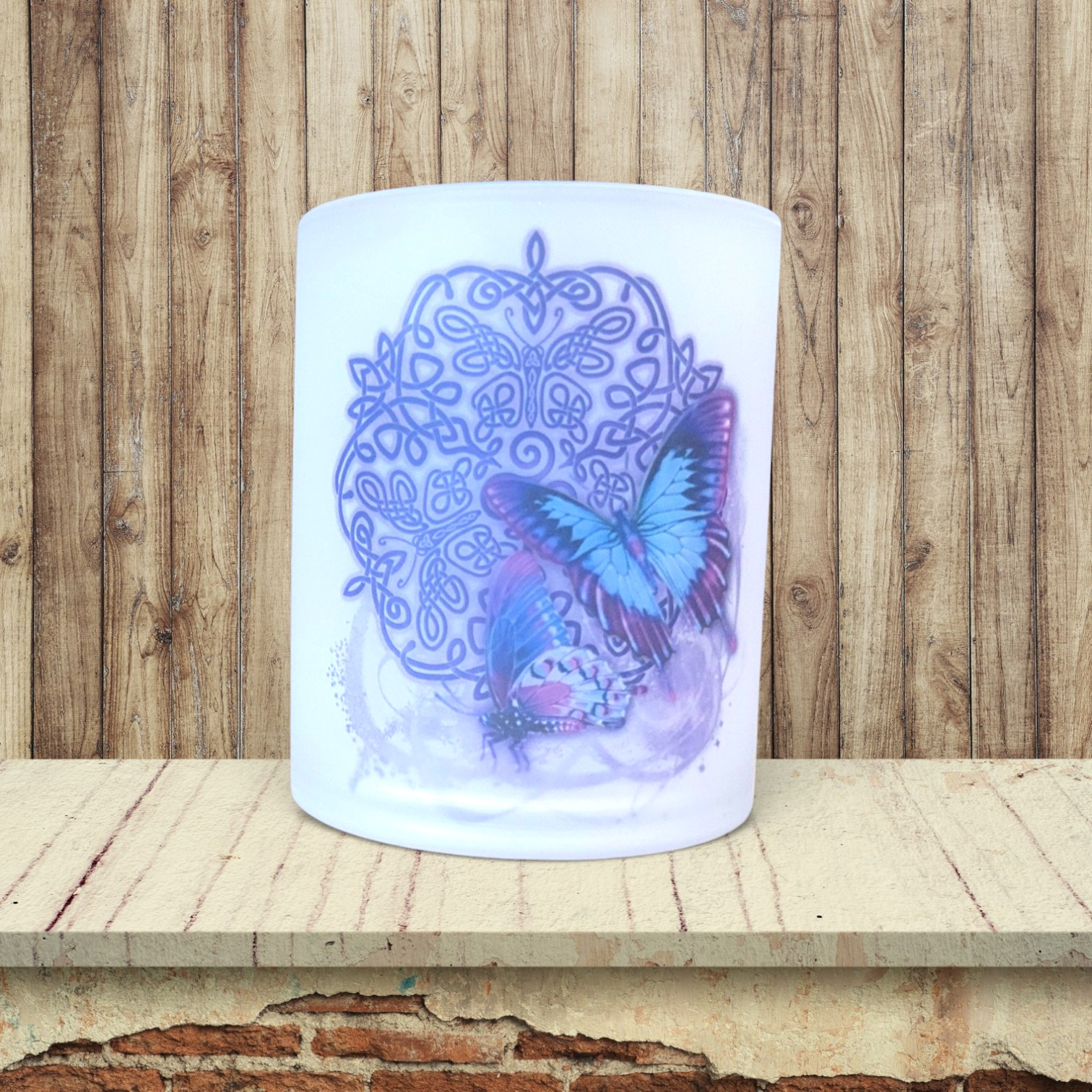 Celtic Butterfly - Candle Light Holder