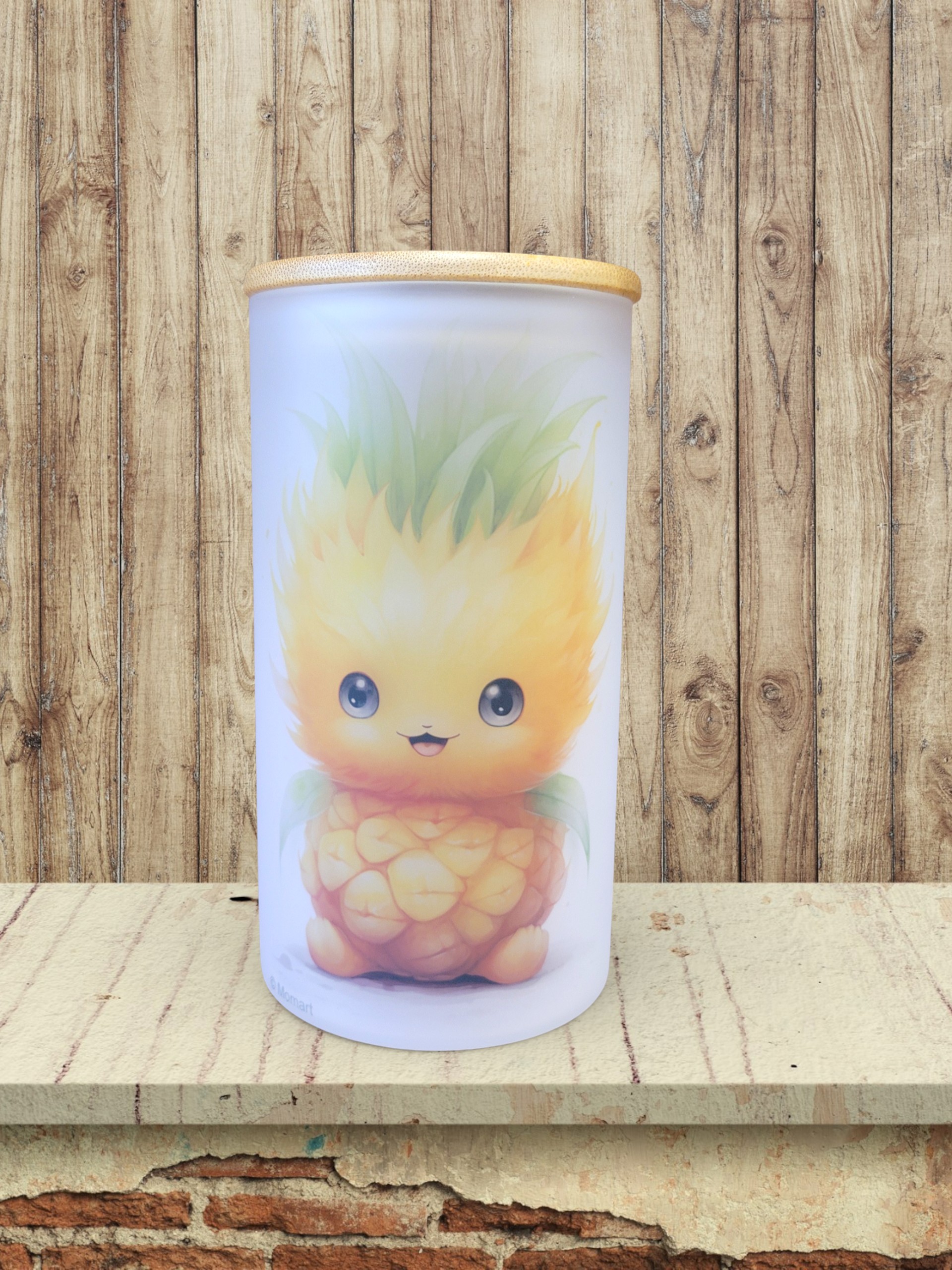Standing Pineapple- Storage Jar 25Oz