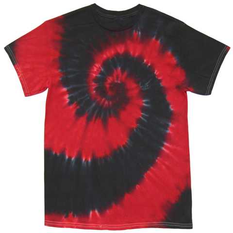 Swirl Red Black