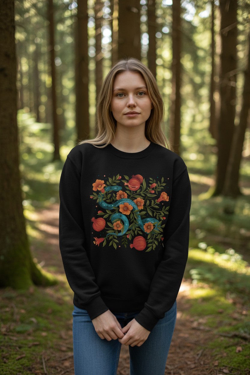 Serpentine Blossom Sweater