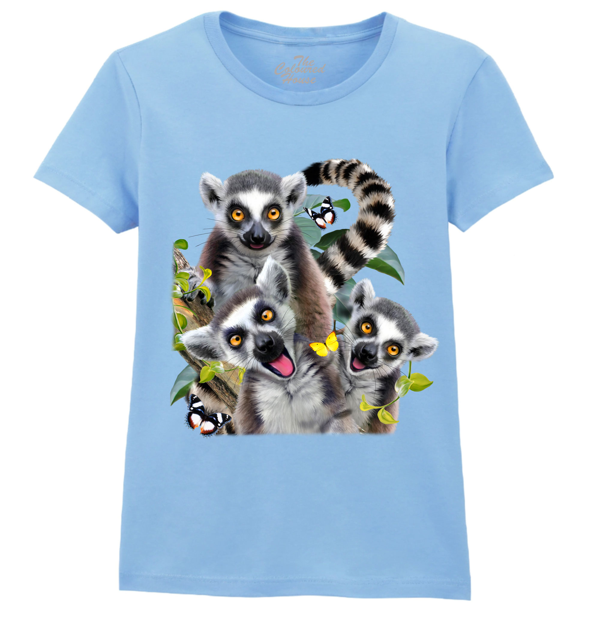 Lemur Selfie Ladies T-shirt