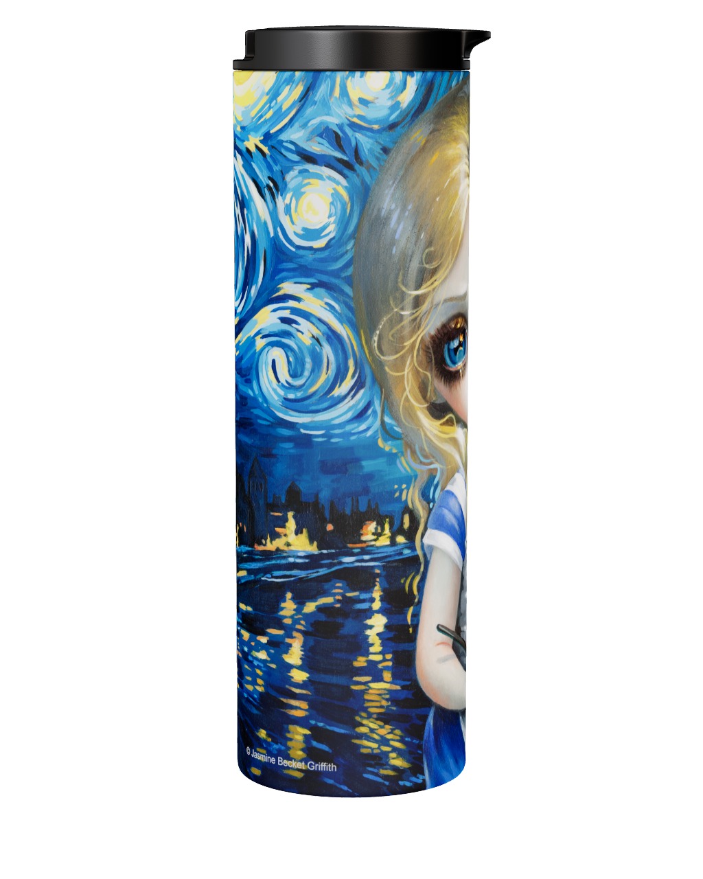 Alice In A Van Gogh Nocturne Tumbler