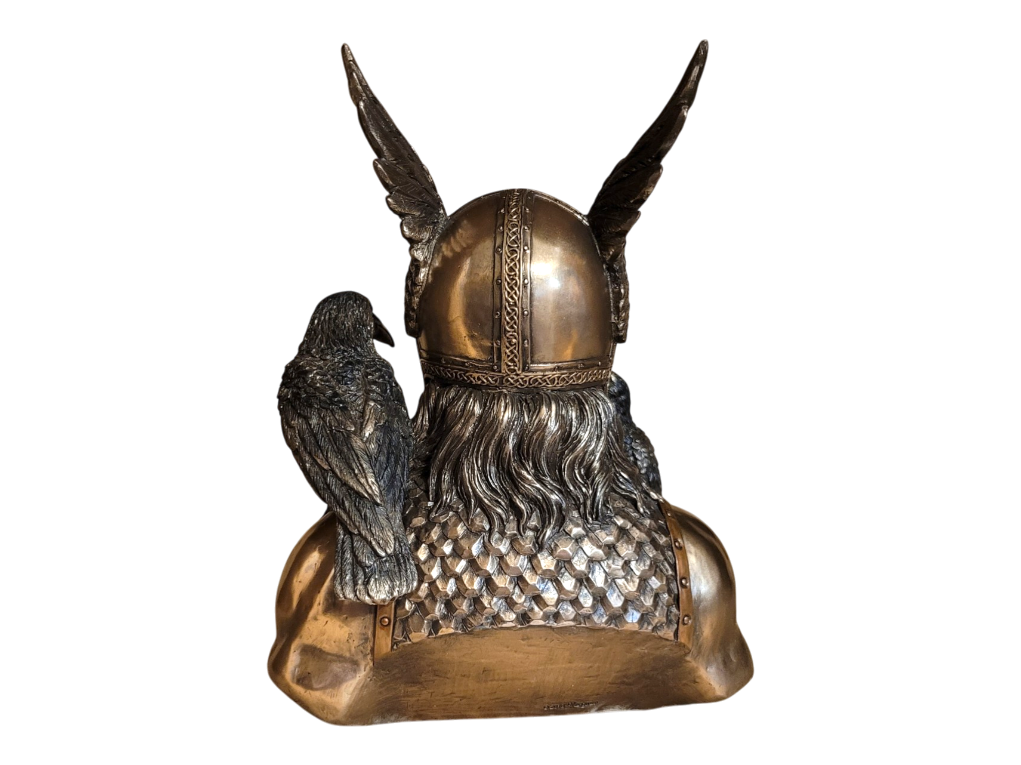 Bust Of Odin With His Ravens