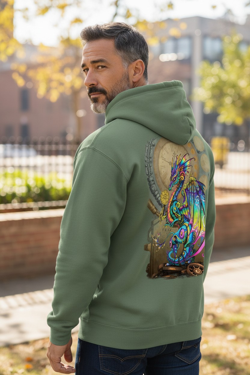 Kaleidoscope Dragon Hoodie