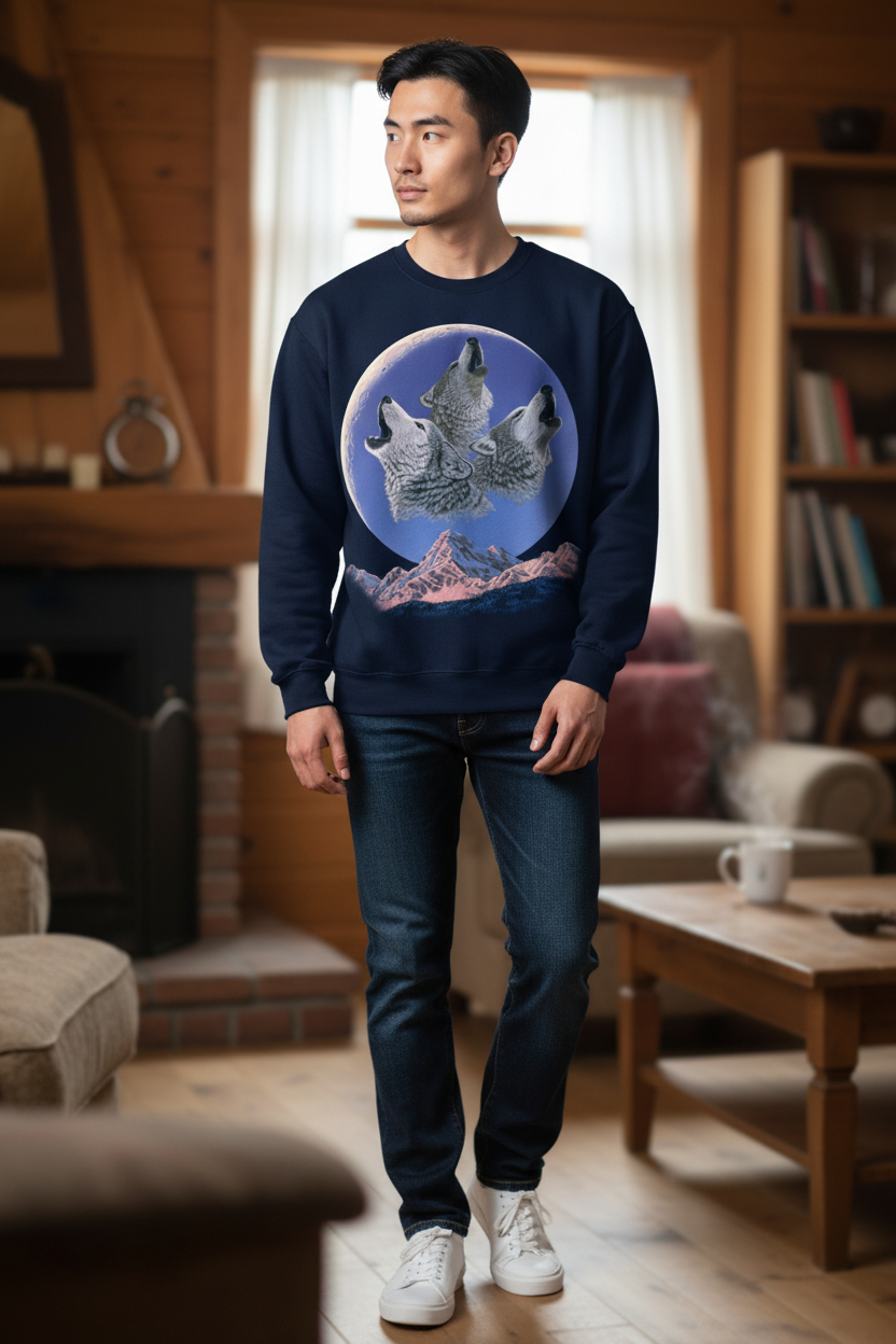 Harmony Wolves Sweater