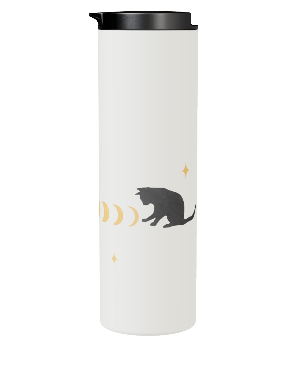Cat And Moon 3 Tumbler