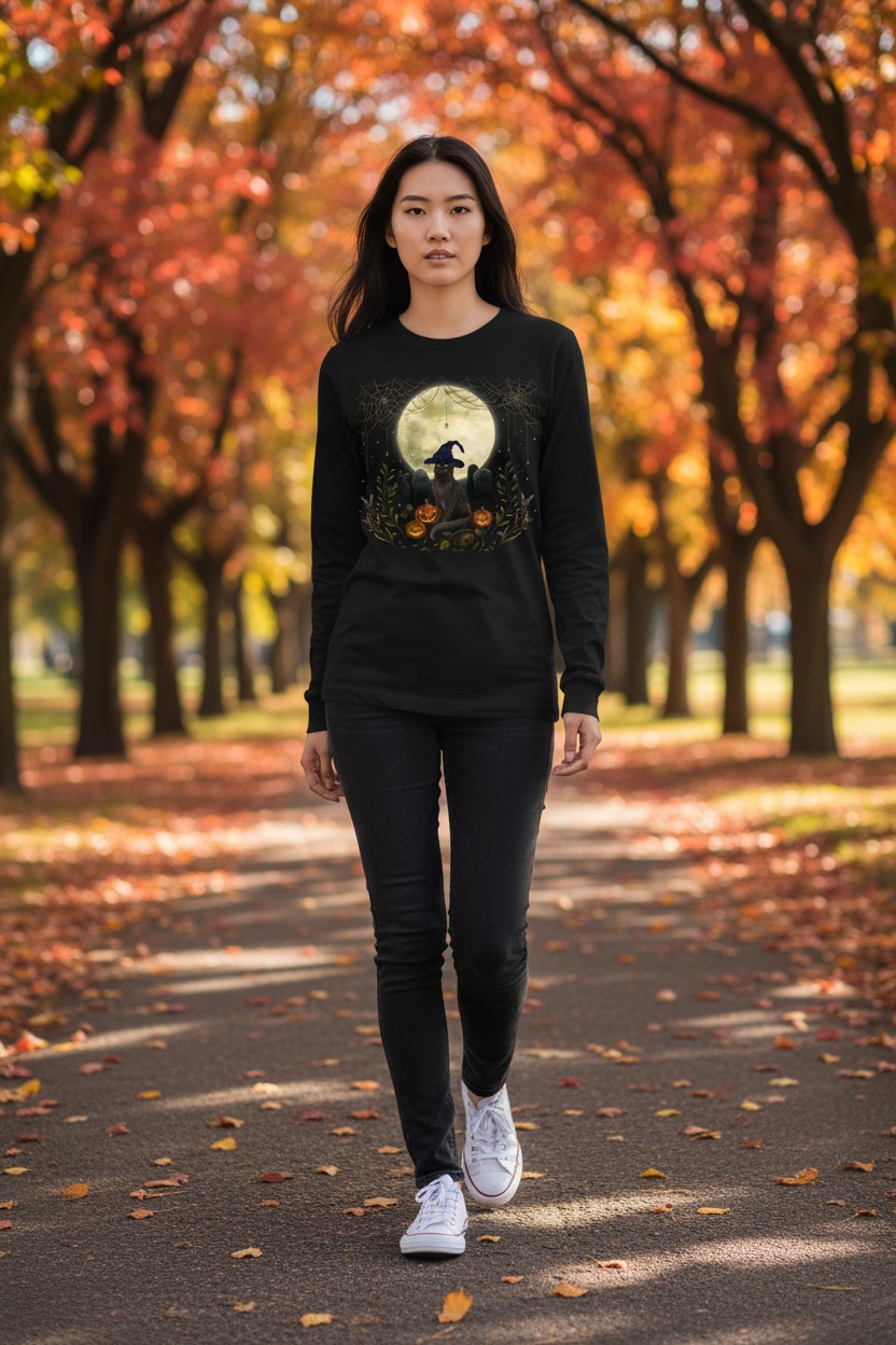 Halloween Cat Longsleeve
