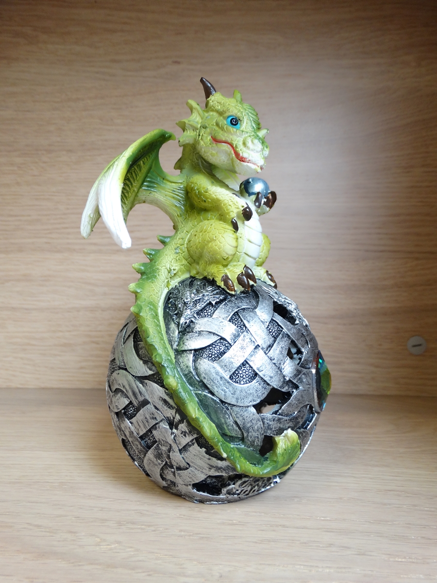 Green Dragon on Dragon Light Ball - C