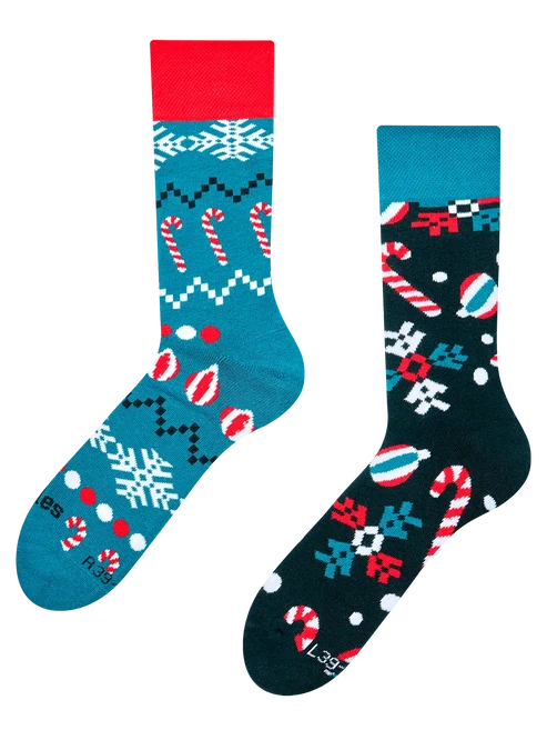 Crazy Warm Socks Merry Christmas Mood