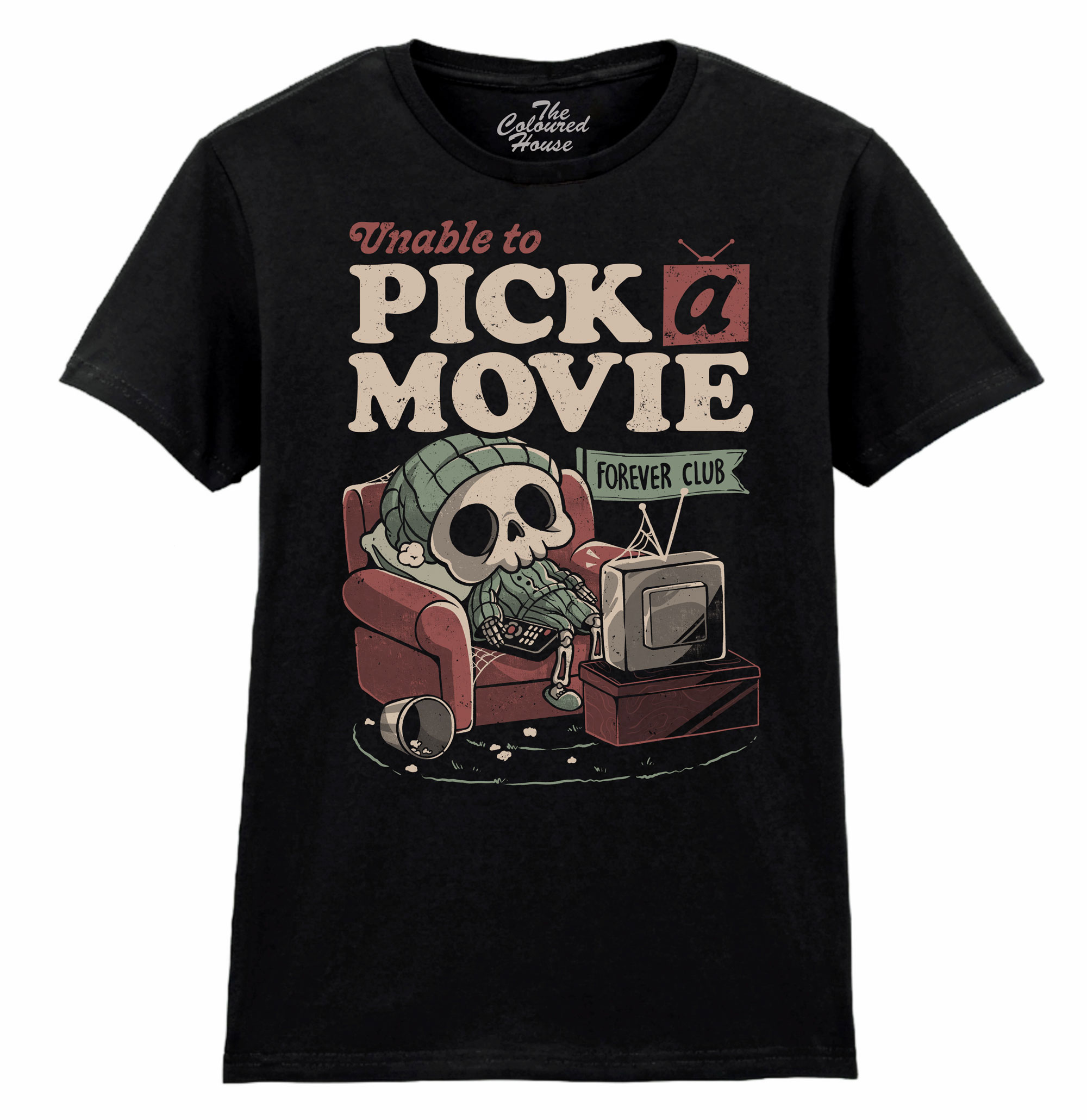 Unable To Pick A Movie Ladies T-shirt