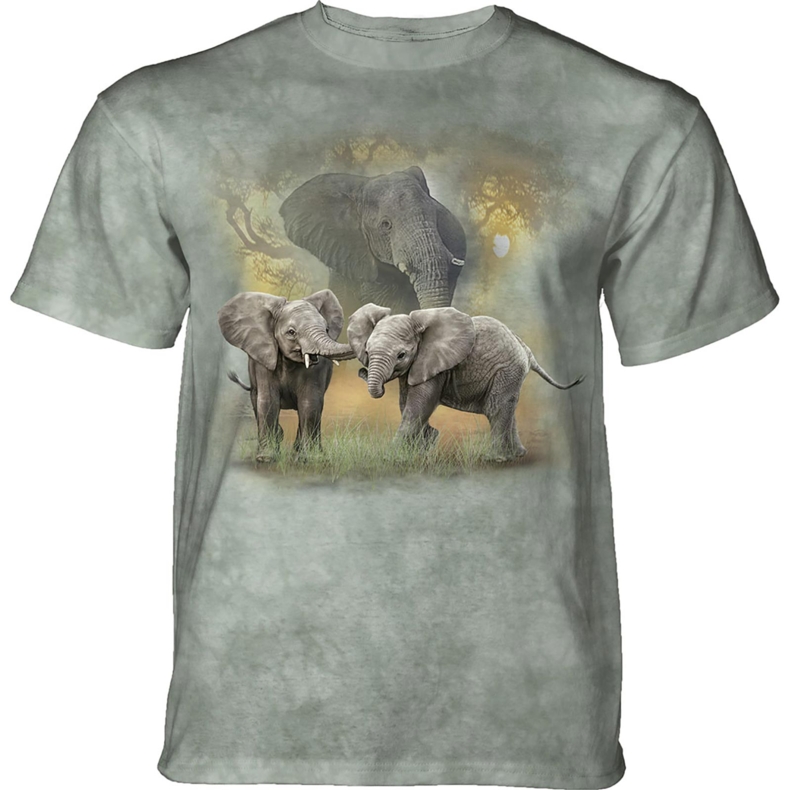 Mother's Watchful Gaze Elephants KIDS