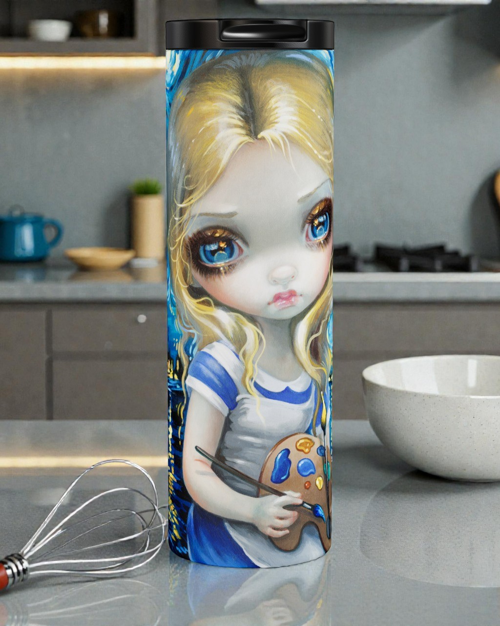 Alice In A Van Gogh Nocturne Tumbler