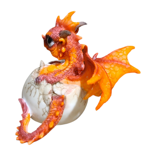 Red Dragon Egg - ± 11cm