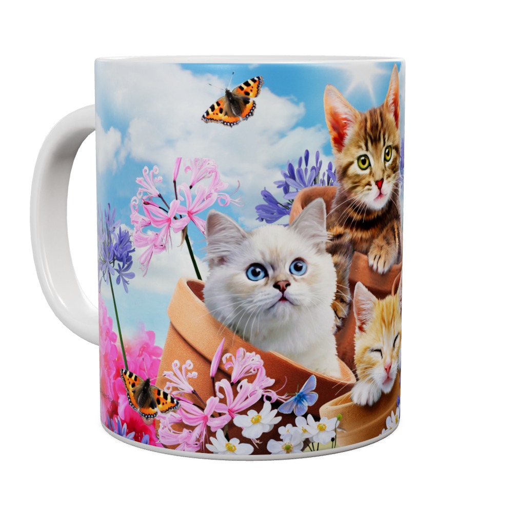 Garden Wonders - Cats Mug